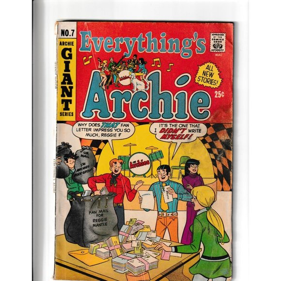 Everything’s Archie #7 Archie Giant Series All New Stories Comic Book - Picture 6 of 6